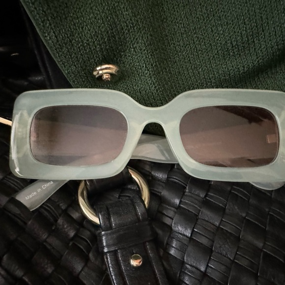 Chunky Rectangular Sunglasses - Picture 3 of 5